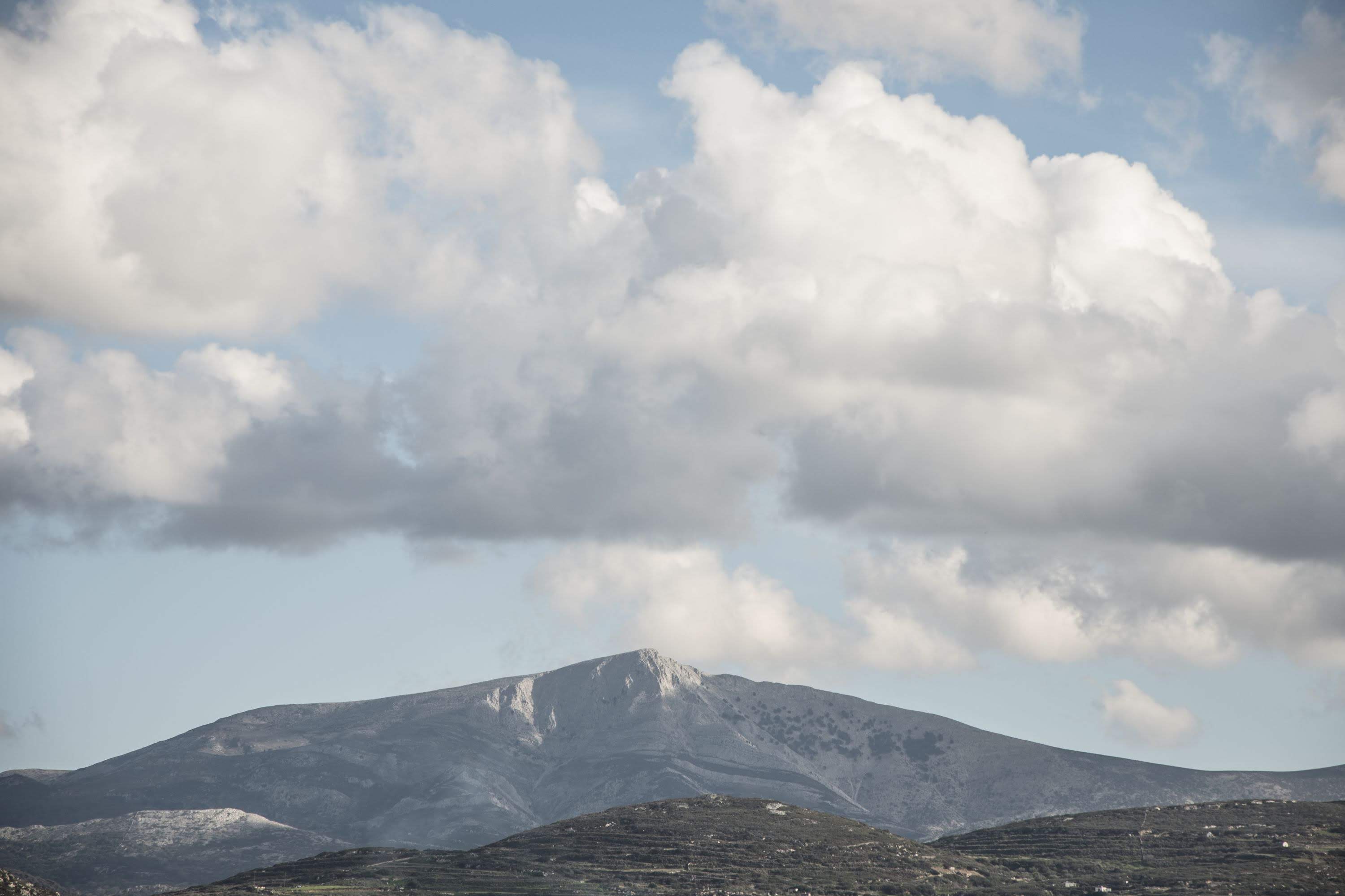 Mount Zas landscape in Naxos
